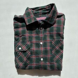 Green Plaid Vineyard Vines Flannel